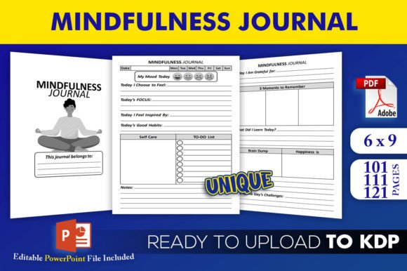A Professional Mindfulness Journal Template for KDP