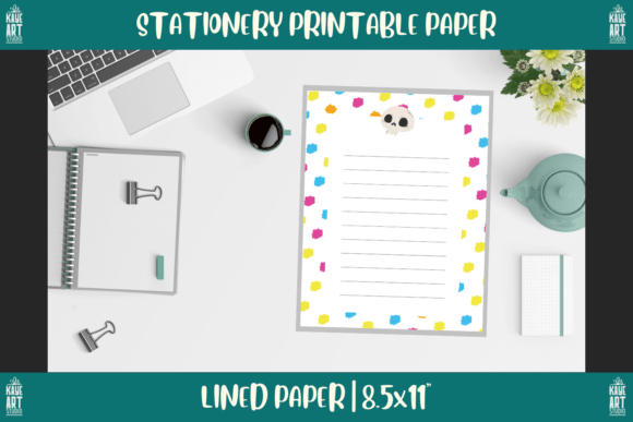 Bordered Stationery Printable Paper 195: A Versatile Foundation for Your Creative Projects