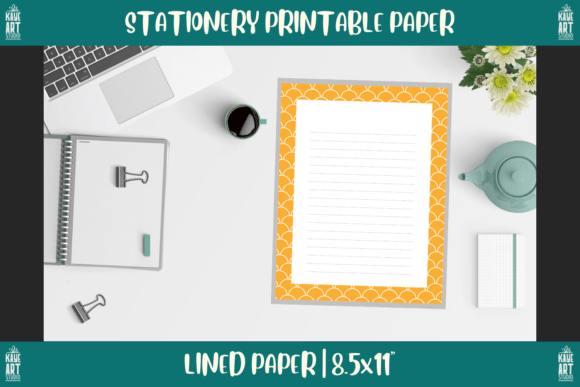 Bordered Stationery Printable Paper 207: A Versatile Foundation for Print and Digital Projects