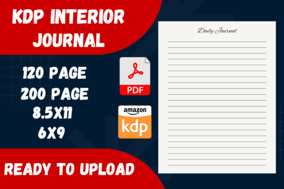 Daily Journal KDP Interior Notebook for Creatives