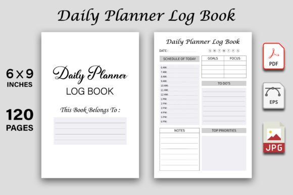 Daily Planner Log Book KDP Interior: Your Essential Publishing Blueprint