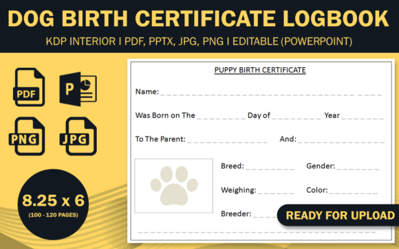 Dog Birth Certificate Logbook: Strengthening Record-Keeping from the Very First Day