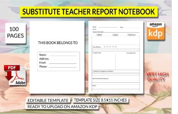 How a Well-Designed Substitute Teacher Report Template Simplifies Classroom Transitions