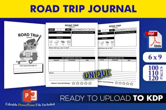 Road Trip Journal KDP Interior Template: Your Complete Self-Publishing Solution for Unforgettable Adventures