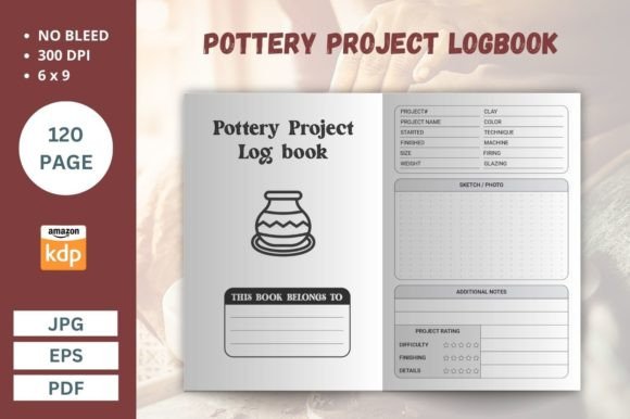 The Pottery Project Logbook: A Digital KDP Interior